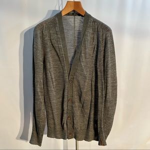 Diesel Black Gold Mens knit cardigan. Size (L) Made in Italy.